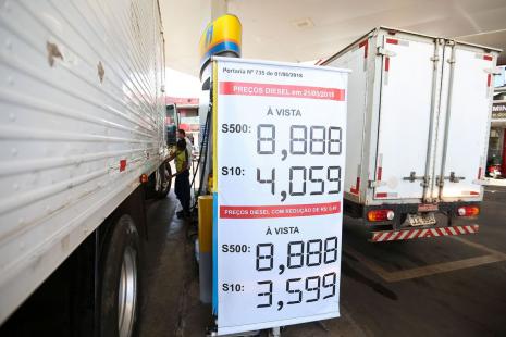 Subvenção para redução no preço do diesel ficará restrito a uso rodoviário (Foto: Marcelo Camargo/Agência Brasil)